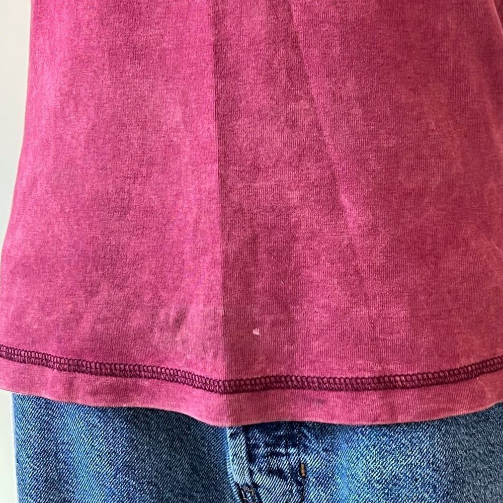 Y2K 2000s Acid Wash grunge vintage short sleeve t-shirt small - Picture 3 of 8